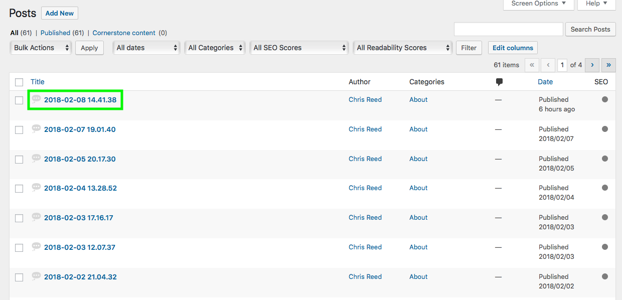 Configuring Wordpress For Micro Blog